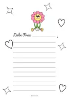 Vorschau - Mal- und Bastelvorlagen - Mein Brief an meine Lehrerin /meinen Lehrer – Feedback & Dankeschön zum Schuljahresende | Abschiedsgeschenk Briefvorlage| Differenziertes Arbeitsblatt zum Schuljahresende - Seite 1