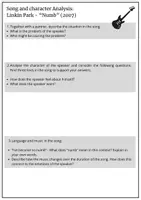 Vorschau - Unterrichtsreihen - Song and character analysis: "Numb" by Linkin Park and "betty" by Taylor Swift - Seite 3