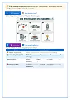 Vorschau - Arbeitsblätter - Energieformen und Umwandlungen Arbeitsblatt Physik Klasse 7-9 mit Lösungen - Seite 2