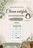 Vorschau - Aufgabenkarten - Clown würfeln - WG 1. - 4. Klasse - Deckblatt