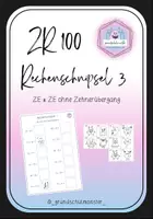 Vorschau - Stationenlernen - Rechenschnipsel - ZE±ZE o.ZÜ - Zahlenraum 100 - Deckblatt