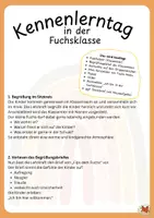 Vorschau - Arbeitsblätter - Kennenlerntag Fuchsklasse - Materialpaket für den Begrüßungstag - Seite 2