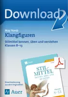 Vorschau - Arbeitsblätter - Klangfiguren - Stilmittel kennen, üben und verstehen - Deckblatt