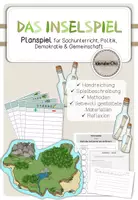 Vorschau - Stundenentwürfe - #demokratiestärken - Das Inselspiel: Planspiel für Politik, Demokratie und Gemeinschaft - Deckblatt