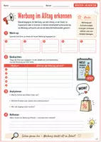 Vorschau - Arbeitsblätter - Werbung und Werbesprache analysieren & gestalten (Deutsch Klasse 7/8) - Seite 1