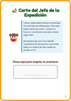 Vista previa - Unidades / Secuencias / Situaciones de Aprendizaje - Exploradores Jurásicos. Sumas, restas, y llevadas. 2º primaria. Repaso verano. Cuadernillo imprimible. Aprendizaje gamificado. - página 3