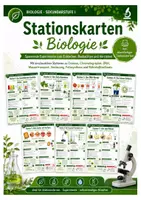 Vorschau - Stundenentwürfe - Stationsarbeit Biologie: 7 kleine Experimente für den Unterricht (Sek I)(Botanik, Genetik, Humanbiologie) - Deckblatt