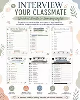 Vorschau - Arbeitsblätter - Interview your classmate: Speaking, Warm up, Erste Stunde, Kennenlernen, Vertretung - Deckblatt