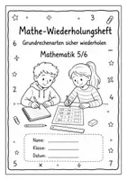 Vorschau - Arbeitsblätter - Fit für Klasse 5 Mathematik - Grundrechenarten - Seite 1