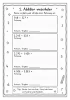 Vorschau - Arbeitsblätter - Fit für Klasse 5 Mathematik - Grundrechenarten - Seite 2