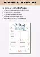 Vorschau - Arbeitsblätter - Steckbrief Abschied Klasse 4 | Erinnerung Schulzeit | Abschluss Grundschule - Seite 3