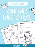 anteprima - Esercizi - Componi e unisci le frasi - Pagina di copertina