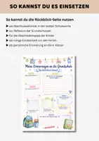 Vorschau - Arbeitsblätter - Rückblick Grundschulzeit | Vorlage Abschied Klasse 4 | Abschluss Grundschule - Seite 3