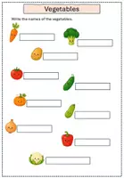 Vorschau - Arbeitsblätter - Vegetables - vocabulary worksheets (3-fach differenziertI - Seite 2