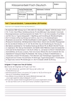 Vorschau - Arbeitsblätter - Protokolle schreiben Klassenarbeit Sachtexte Ergebnisprotokoll - Seite 1