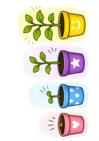Vorschau - Bildkarten - Growth Mindset - Pflanzensymbole und Reflektionskarten. Ich wachse. Klasse 1-4 - Seite 2