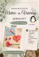Vorschau - Mal- und Bastelvorlagen - Werkstatt für Mutter- und Vatertag - WG 1. - 4. Klasse - Deckblatt