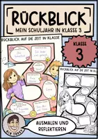 Vorschau - Mal- und Bastelvorlagen - Rückblick Schuljahr Klasse 3 - Deckblatt