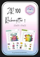 Vorschau - Stationenlernen - Rechengitter - ZZ±ZE / ZE±ZZ - Zahlenraum 100 - Deckblatt