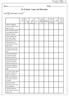 Vorschau - Arbeitsblätter - DaZ / DaF / Deutsch Grundschule - Im Sommer - Lesen und Ankreuzen - Seite 1