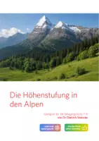 Vorschau - Arbeitsblätter - Die Höhenstufung Alpen - Material und Unterricht - Deckblatt