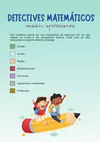 Vista previa - Unidades / Secuencias / Situaciones de Aprendizaje - DETECTIVES MATEMÁTICOS: MISIÓN OPERACIONES - página 1