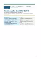 Vorschau - Arbeitsblätter - Inhaltsangabe Schritt für Schritt | Klasse 6 und 7 | Präsensregel | Mustertext | Originaltext | Fehlersuche | Sortieren | Multiple Choice | Zeitformen | Bewertungsbogen | sofort einsetzbar - Deckblatt