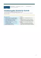 Vorschau - Arbeitsblätter - Inhaltsangabe Schritt für Schritt | Klasse 6 und 7 | Präsensregel | Mustertext | Originaltext | Fehlersuche | Sortieren | Multiple Choice | Zeitformen | Bewertungsbogen | sofort einsetzbar - Seite 1