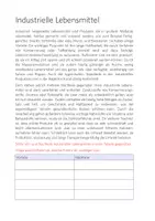 Vorschau - Arbeitsblätter - Industrielle Lebensmittel - Material und Unterricht - Seite 2