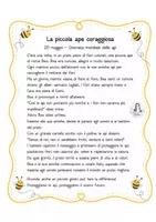 anteprima - Esercizi - La piccola ape coraggiosa schede didattiche - Pagina 1