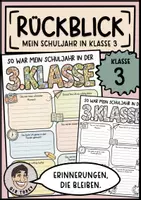 Vorschau - Arbeitsblätter - Schuljahresende Rückblick Klasse 3 - Deckblatt