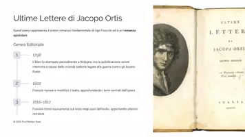 anteprima - Presentazioni / Lavagne - Ugo Foscolo: La Produzione Letteraria – Percorso Completo - Pagina 3
