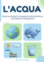 anteprima - Esercizi - L'ACQUA - Materiali didattici illustrati. - Pagina di copertina