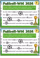Vorschau - Aufgabenkarten - Fußball WM 2026 - Seite 2