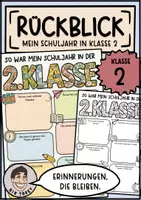 Vorschau - Arbeitsblätter - Rückblick Schuljahresende Reflexion Klasse 2 - Deckblatt