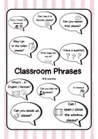 Vorschau - Poster - Classroom phrases for the English Classroom - Deckblatt