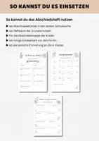Vorschau - Arbeitsblätter - Abschiedsheft Grundschule 5-teiliges Set | Steckbrief Abschluss Klasse 4 | Erinnerungsheft Grundschulzeit Schuljahresende - Seite 3