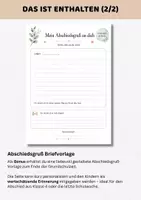 Vorschau - Arbeitsblätter - Steckbrief Abschluss Grundschule | Abschied Klasse 4 | Erinnerung Grundschulzeit - Seite 2