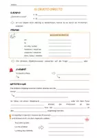 Vorschau - Arbeitsblätter - Merkblatt Grammatik Objeto directo - Seite 1