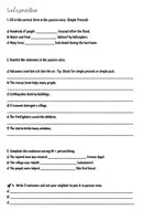 Vorschau - Arbeitsblätter - Materialpaket Passive Voice (Grammatikblatt, Übungsblätter, Creative Writing) - Seite 2