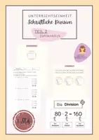 Vorschau - Stundenentwürfe - Produktives Üben I Zahlenblick I Schriftliche Division - Deckblatt
