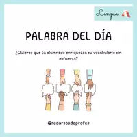 Vista previa - Para docentes: organización, planificación y formación - Palabra del día - Portada