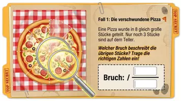 Vorschau - Präsentationen/Tafelbilder - Die Bruch-Detektive: Bruchrechnung spielerisch lernen (Klasse 3-4) - Seite 2