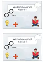 Vorschau - Arbeitsblätter - Wiederholungsheft Klasse 1 Mathe und Deutsch - Seite 3