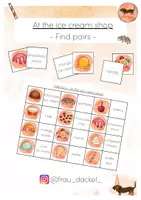 Vorschau - Spiele - Materialpaket „At the ice cream shop" - games - Seite 1