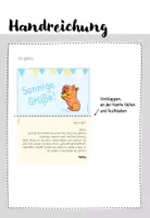 Vorschau - Anderer Materialtyp - Capybara: Feriengruß zu den Sommerferien - Postkarte - Seite 1