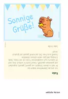 Vorschau - Anderer Materialtyp - Capybara: Feriengruß zu den Sommerferien - Postkarte - Seite 2