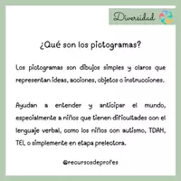 Vista previa - Para docentes: organización, planificación y formación - Pictogramas - página 1