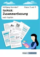 Vorschau - Fördermaterial/Inklusion - Tschick – Zusammenfassung nach Kapiteln mit Leseaufträge - Deckblatt