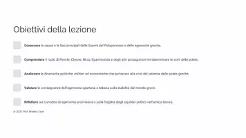 anteprima - Presentazioni / Lavagne - GUERRA DEL PELOPONNESO E CRISI DELLE POLEIS - Pagina 1